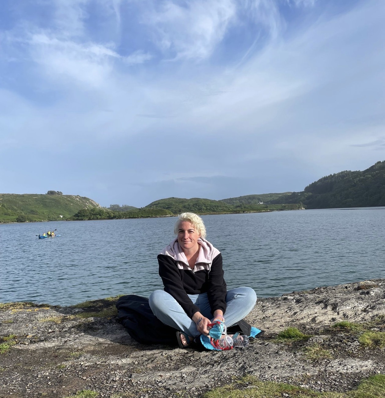 Eimear beside the sea