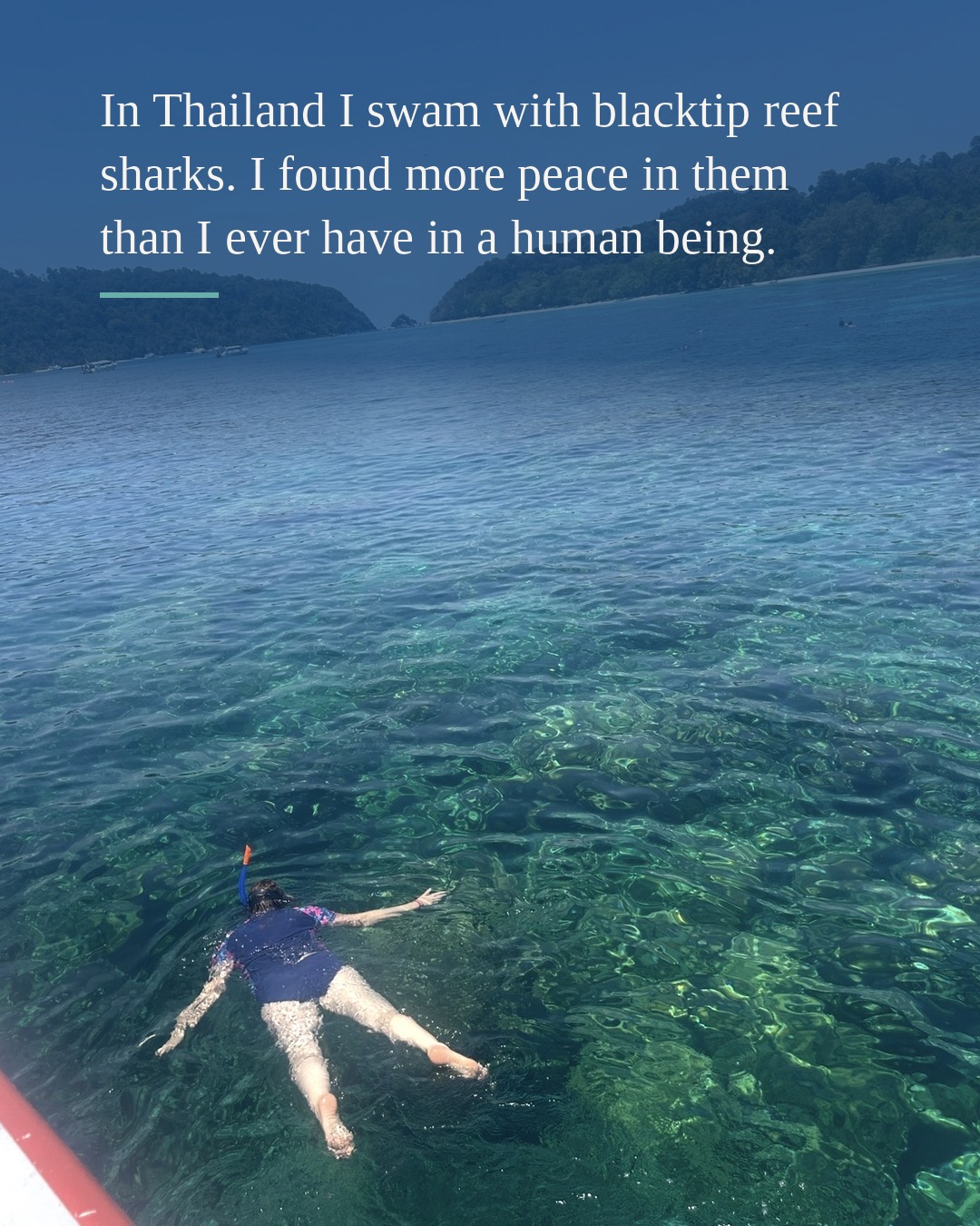Photo quote from The Sea and Me